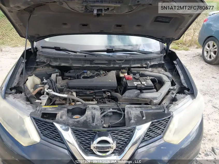 2015 NISSAN ROGUE VIN 5N1AT2MT2FC780677 — фото 10