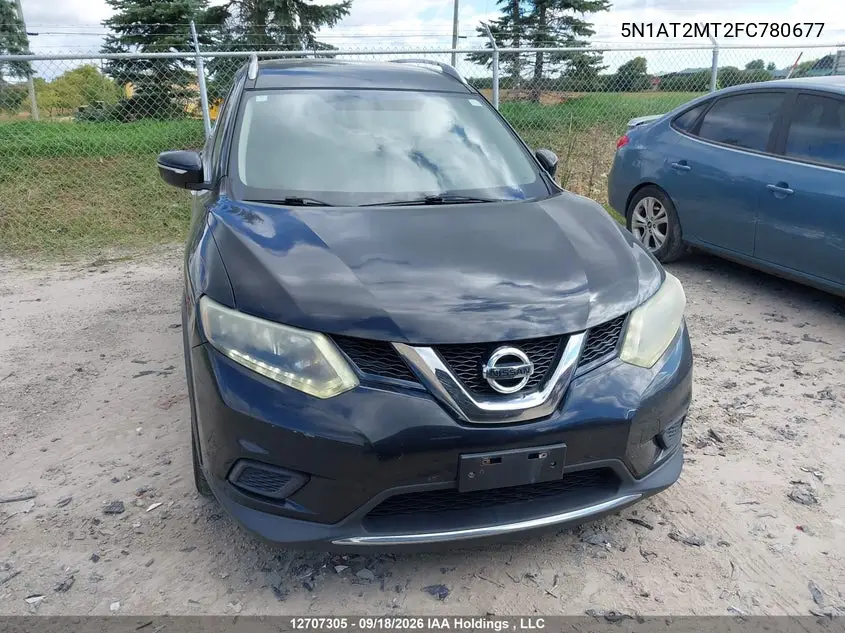 2015 NISSAN ROGUE VIN 5N1AT2MT2FC780677 — фото 12