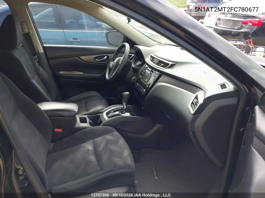 2015 NISSAN ROGUE VIN 5N1AT2MT2FC780677 — фото 5
