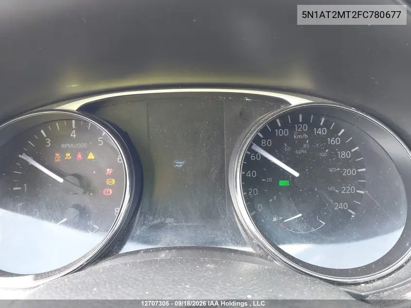 2015 NISSAN ROGUE VIN 5N1AT2MT2FC780677 — фото 7