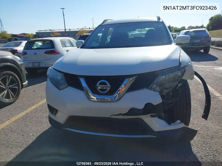 2015 NISSAN ROGUE VIN 5N1AT2MT3FC923426 — фото 11