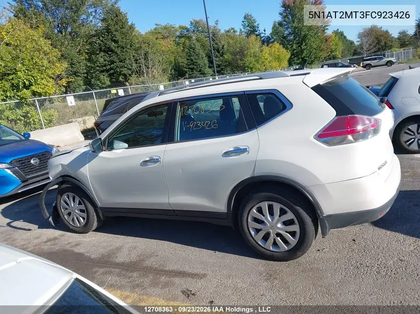 2015 NISSAN ROGUE VIN 5N1AT2MT3FC923426 — фото 13