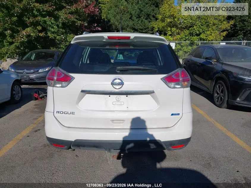 2015 NISSAN ROGUE VIN 5N1AT2MT3FC923426 — фото 15