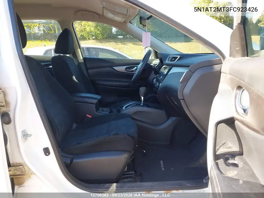 2015 NISSAN ROGUE VIN 5N1AT2MT3FC923426 — фото 5