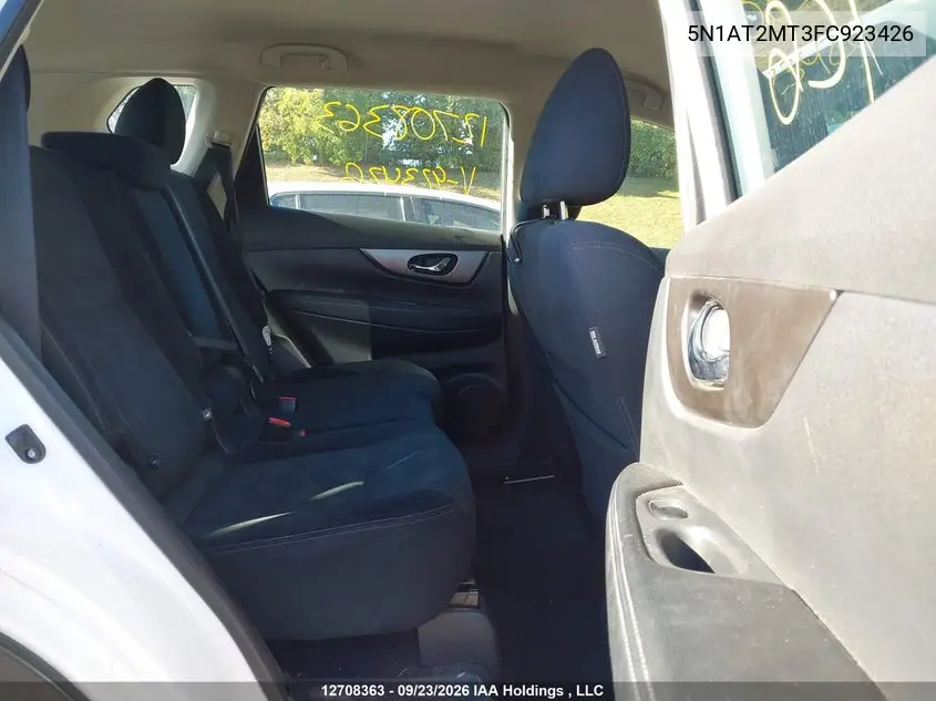 2015 NISSAN ROGUE VIN 5N1AT2MT3FC923426 — фото 8