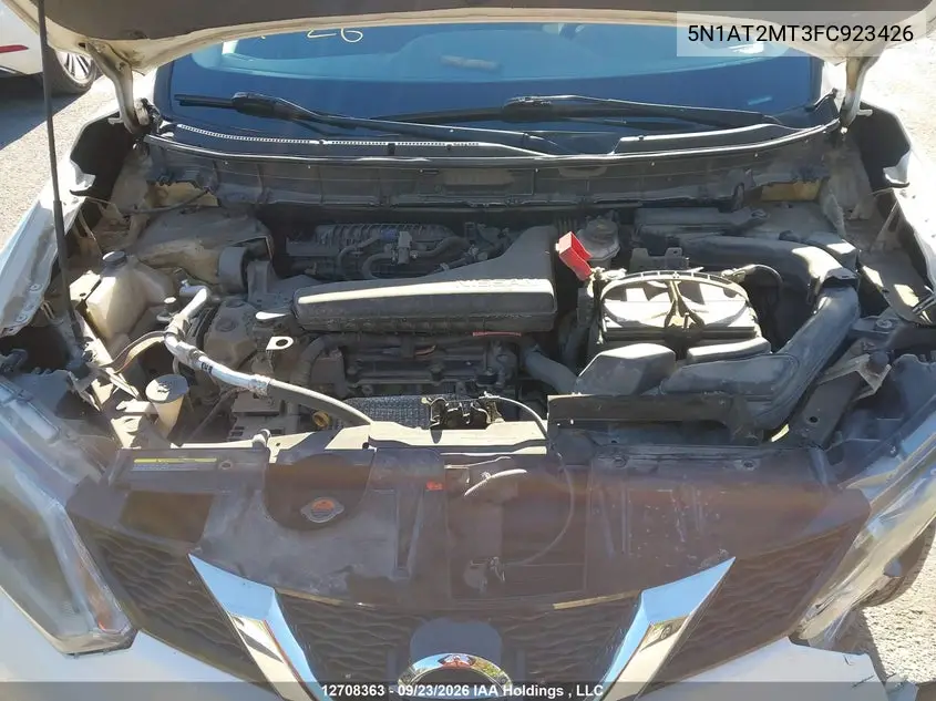 2015 NISSAN ROGUE VIN 5N1AT2MT3FC923426 — фото 9