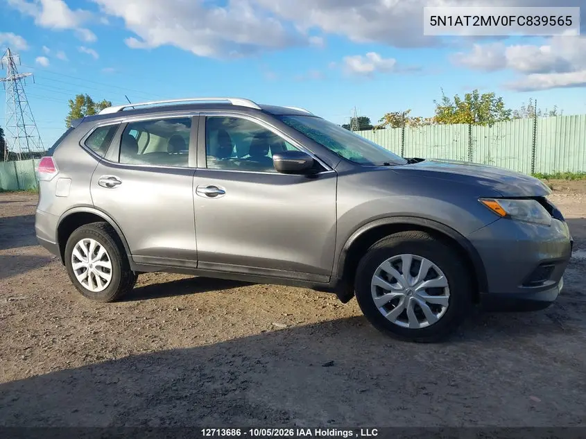 2015 NISSAN ROGUE VIN 5N1AT2MV0FC839565 — фото 13