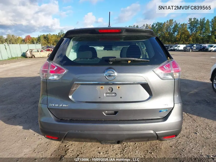 2015 NISSAN ROGUE VIN 5N1AT2MV0FC839565 — фото 16
