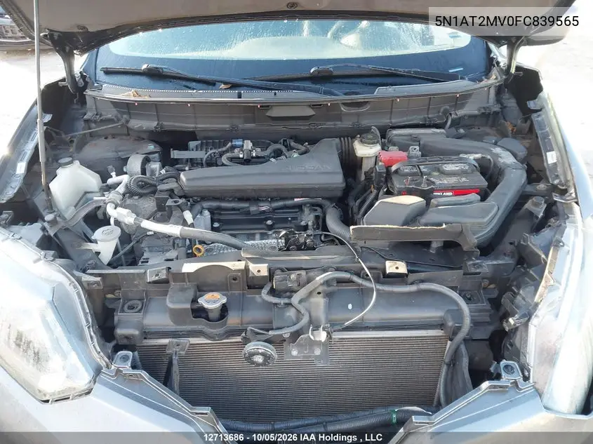 2015 NISSAN ROGUE VIN 5N1AT2MV0FC839565 — фото 9