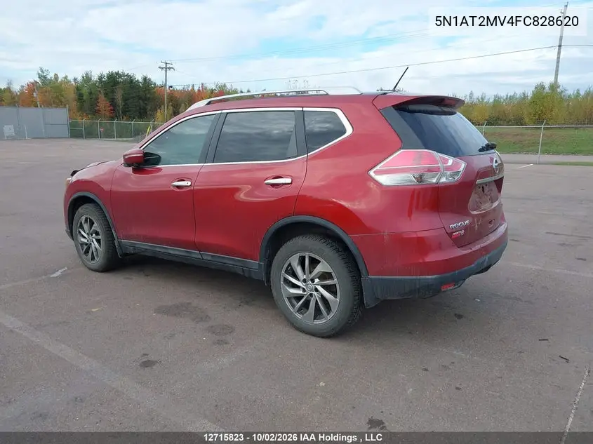 2015 NISSAN ROGUE VIN 5N1AT2MV4FC828620 — фото 3