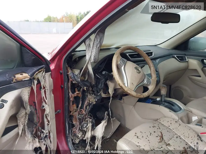 2015 NISSAN ROGUE VIN 5N1AT2MV4FC828620 — фото 6