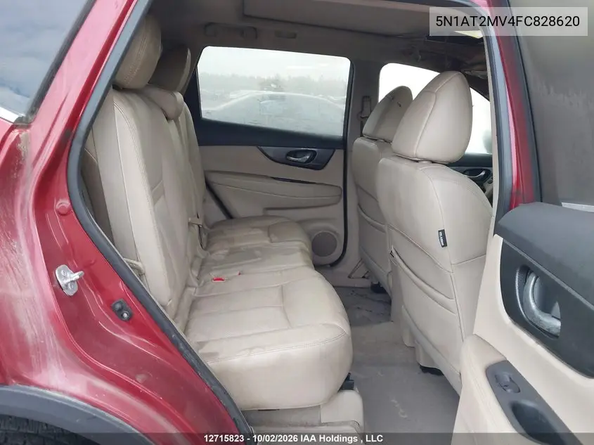 2015 NISSAN ROGUE VIN 5N1AT2MV4FC828620 — фото 8