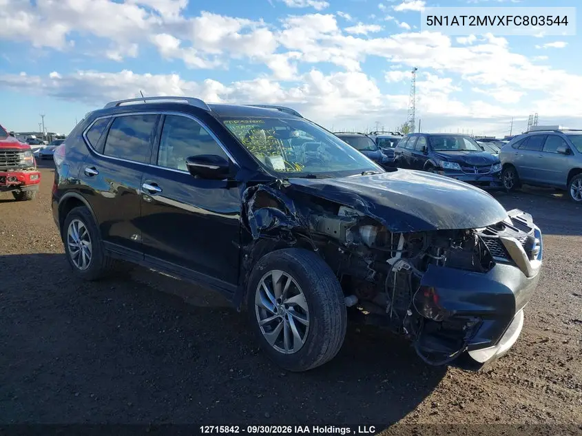 NISSAN ROGUE 2015, VIN 5N1AT2MVXFC803544