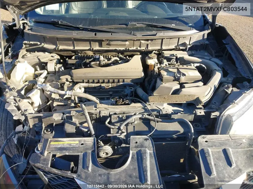 2015 NISSAN ROGUE VIN 5N1AT2MVXFC803544 — фото 10