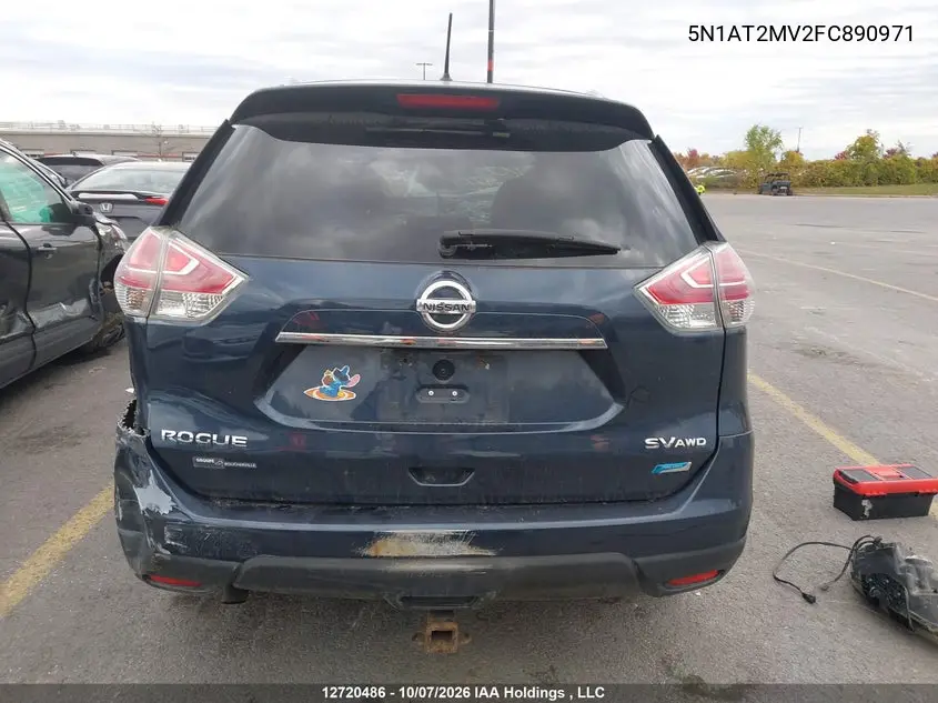 2015 NISSAN ROGUE VIN 5N1AT2MV2FC890971 — фото 17