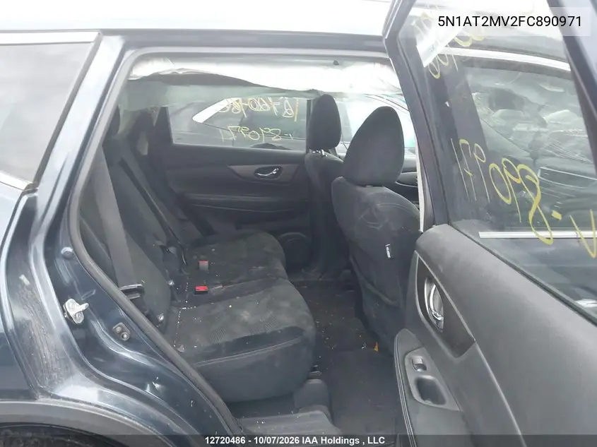 2015 NISSAN ROGUE VIN 5N1AT2MV2FC890971 — фото 8