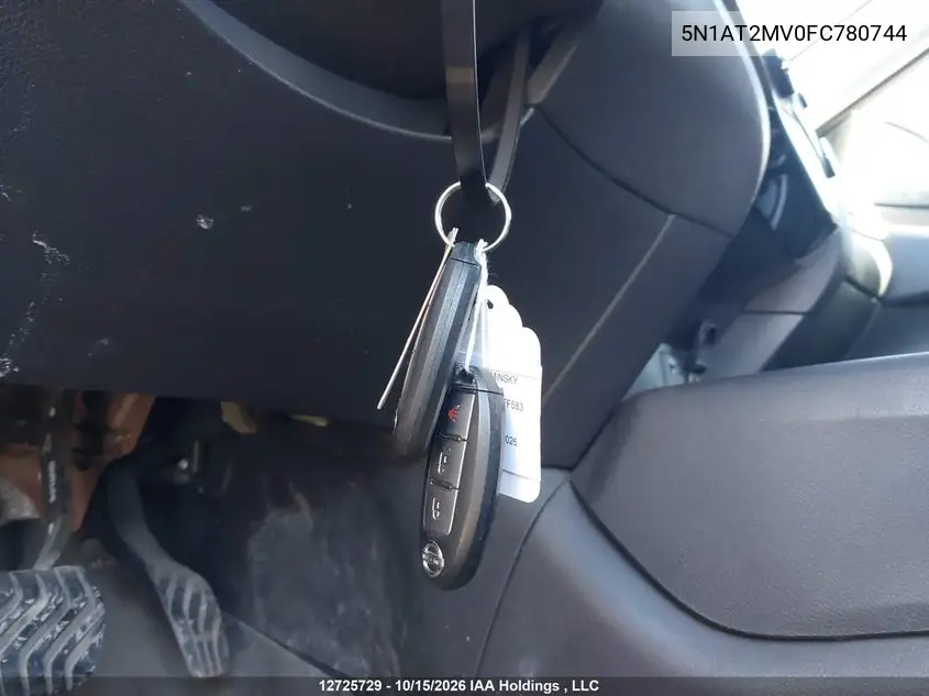 2015 NISSAN ROGUE VIN 5N1AT2MV0FC780744 — фото 11
