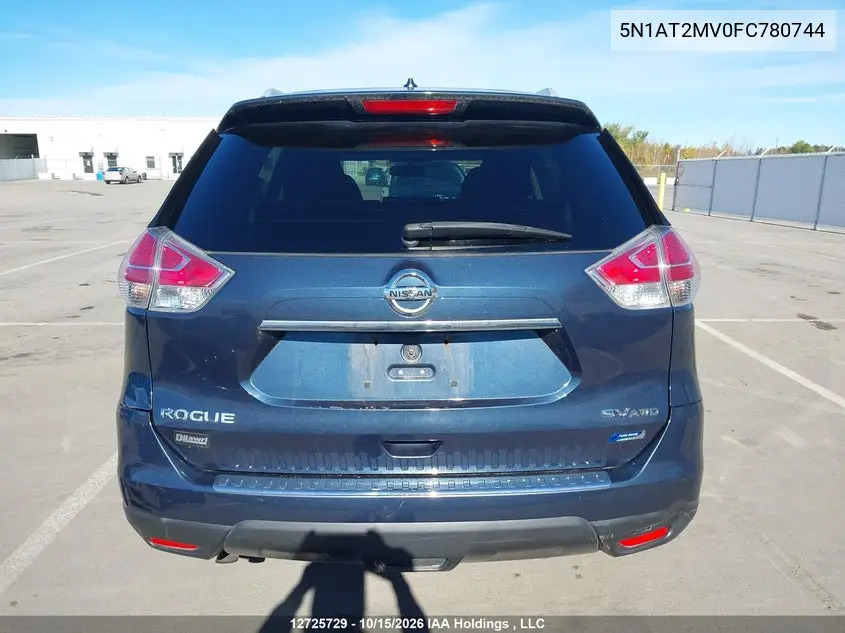 2015 NISSAN ROGUE VIN 5N1AT2MV0FC780744 — фото 17