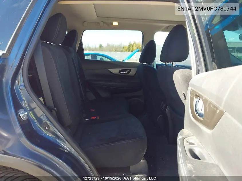 2015 NISSAN ROGUE VIN 5N1AT2MV0FC780744 — фото 8