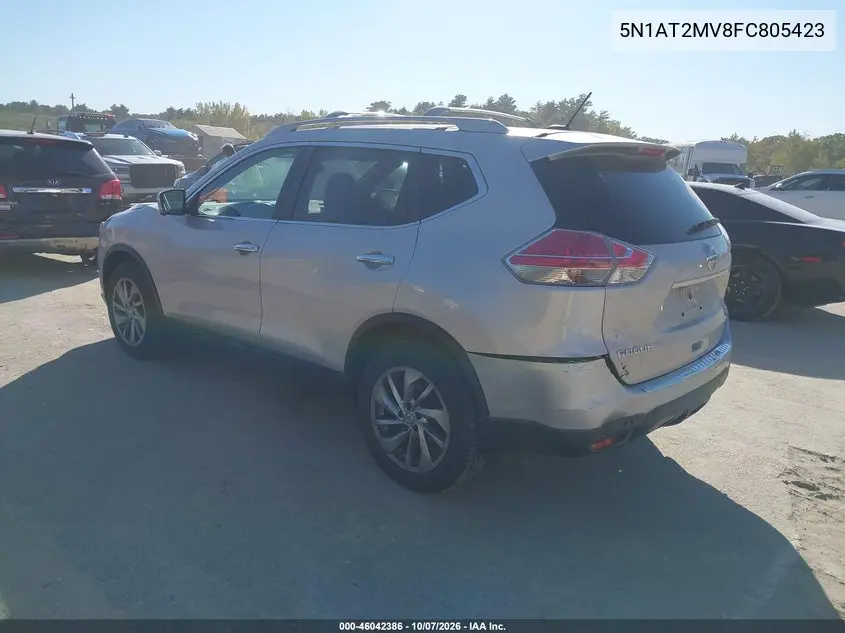 2015 NISSAN ROGUE VIN 5N1AT2MV8FC805423 — фото 3