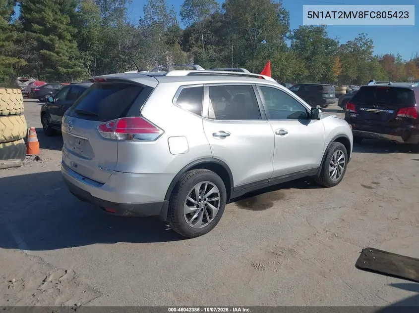2015 NISSAN ROGUE VIN 5N1AT2MV8FC805423 — фото 4