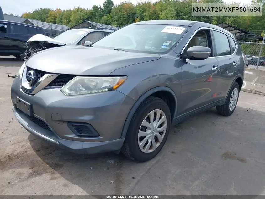 2015 NISSAN ROGUE VIN KNMAT2MVXFP501684 — фото 2
