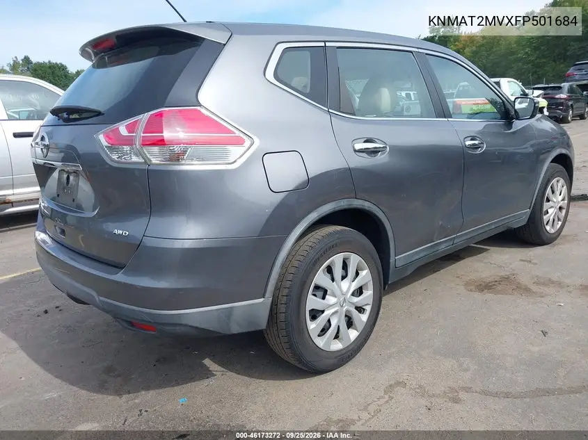 2015 NISSAN ROGUE VIN KNMAT2MVXFP501684 — фото 4