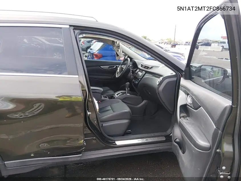2015 NISSAN ROGUE VIN 5N1AT2MT2FC866734 — фото 5
