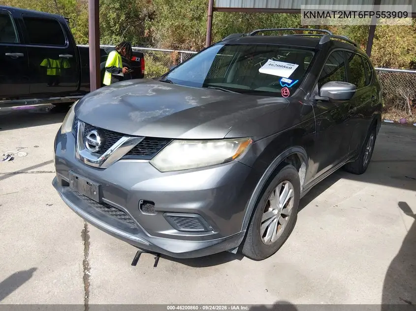 2015 NISSAN ROGUE VIN KNMAT2MT6FP553909 — фото 2