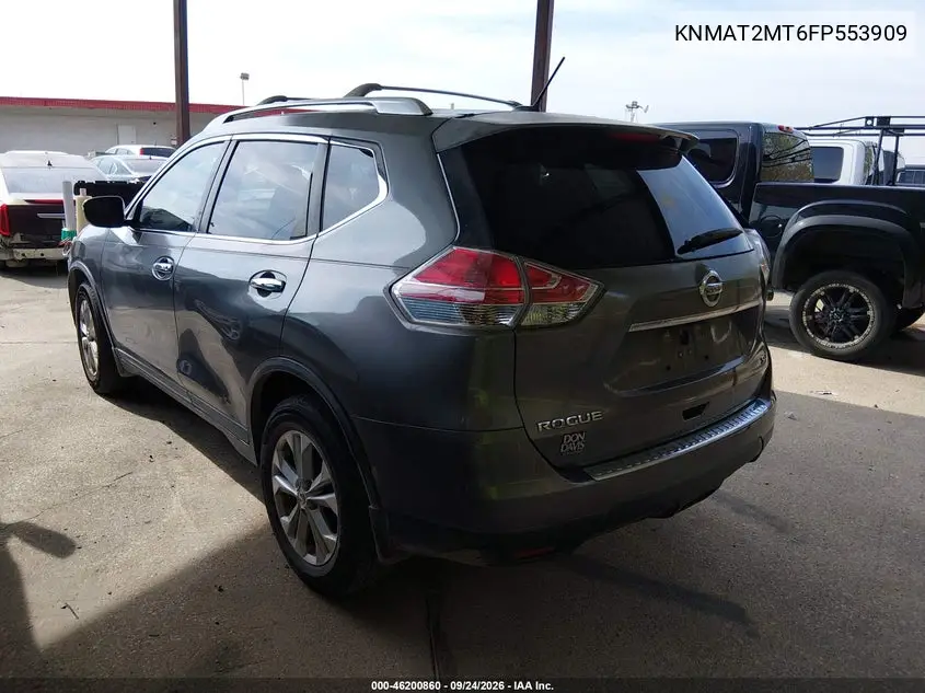 2015 NISSAN ROGUE VIN KNMAT2MT6FP553909 — фото 3