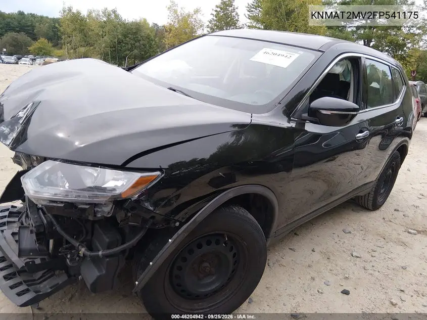 2015 NISSAN ROGUE VIN KNMAT2MV2FP541175 — фото 2