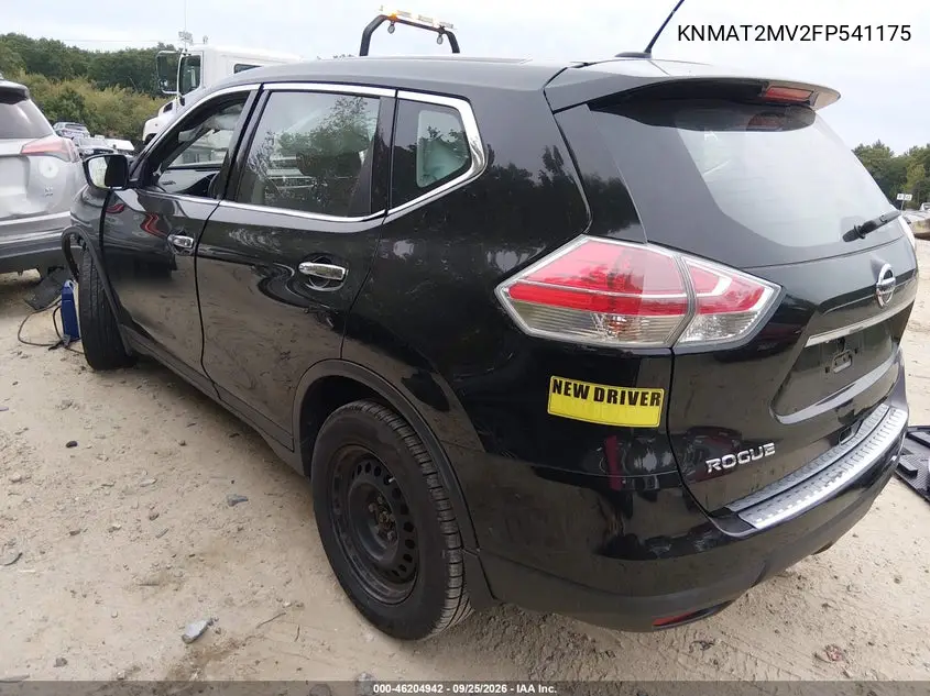 2015 NISSAN ROGUE VIN KNMAT2MV2FP541175 — фото 3