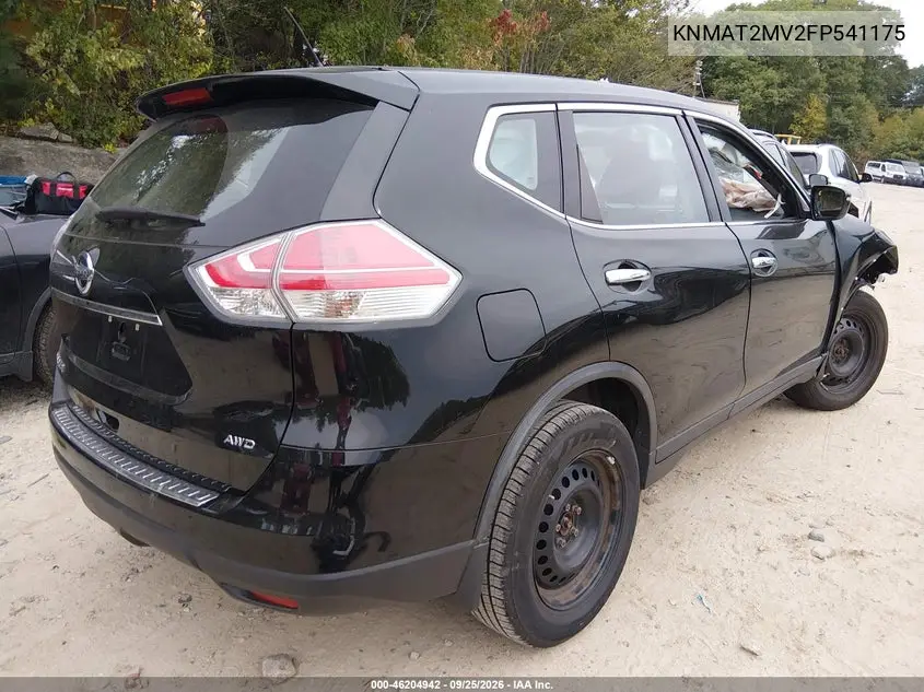 2015 NISSAN ROGUE VIN KNMAT2MV2FP541175 — фото 4