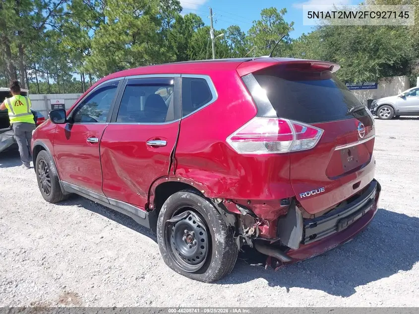 2015 NISSAN ROGUE VIN 5N1AT2MV2FC927145 — фото 3