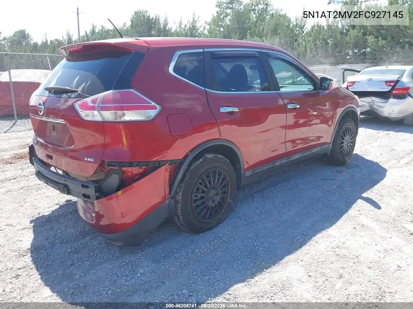 2015 NISSAN ROGUE VIN 5N1AT2MV2FC927145 — фото 4