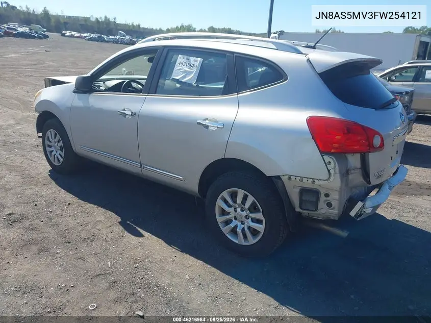 2015 NISSAN ROGUE VIN JN8AS5MV3FW254121 — фото 3