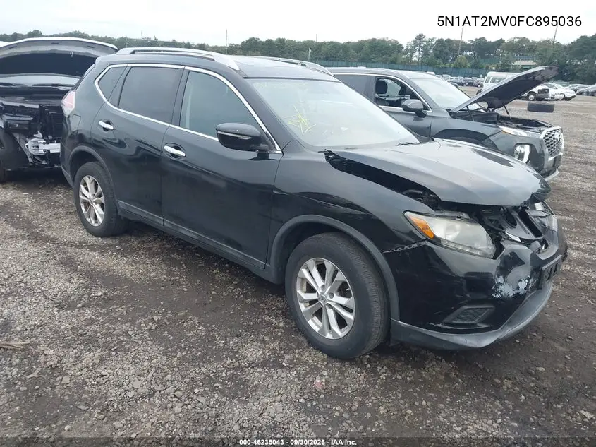 NISSAN ROGUE 2015, VIN 5N1AT2MV0FC895036