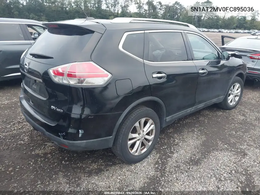 2015 NISSAN ROGUE VIN 5N1AT2MV0FC895036 — фото 4