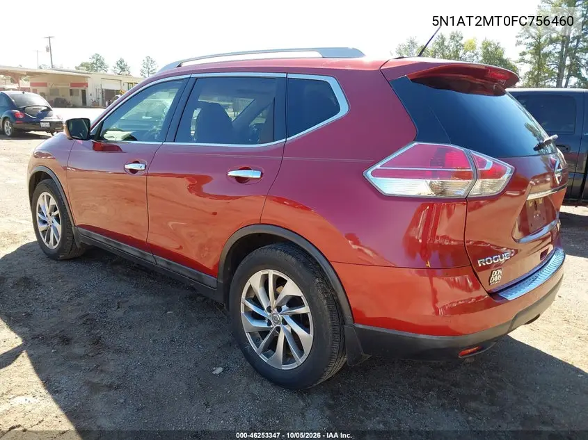2015 NISSAN ROGUE VIN 5N1AT2MT0FC756460 — фото 3