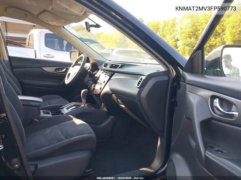 2015 NISSAN ROGUE VIN KNMAT2MV3FP590773 — фото 5