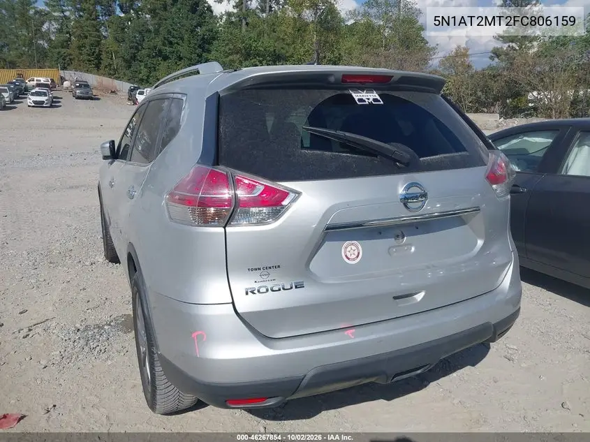2015 NISSAN ROGUE VIN 5N1AT2MT2FC806159 — фото 3