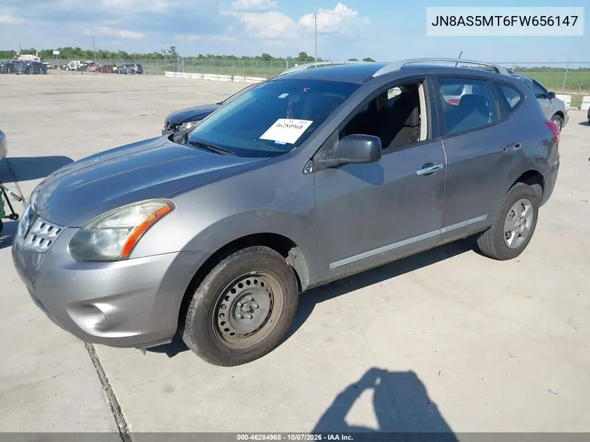 2015 NISSAN ROGUE VIN JN8AS5MT6FW656147 — фото 2