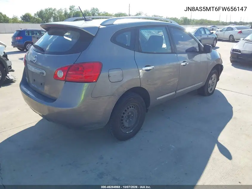 2015 NISSAN ROGUE VIN JN8AS5MT6FW656147 — фото 4