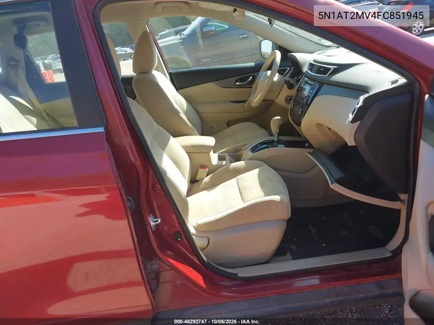 2015 NISSAN ROGUE VIN 5N1AT2MV4FC851945 — фото 5