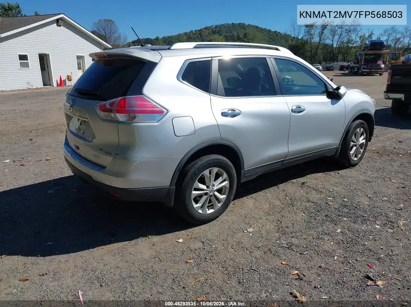 2015 NISSAN ROGUE VIN KNMAT2MV7FP568503 — фото 4