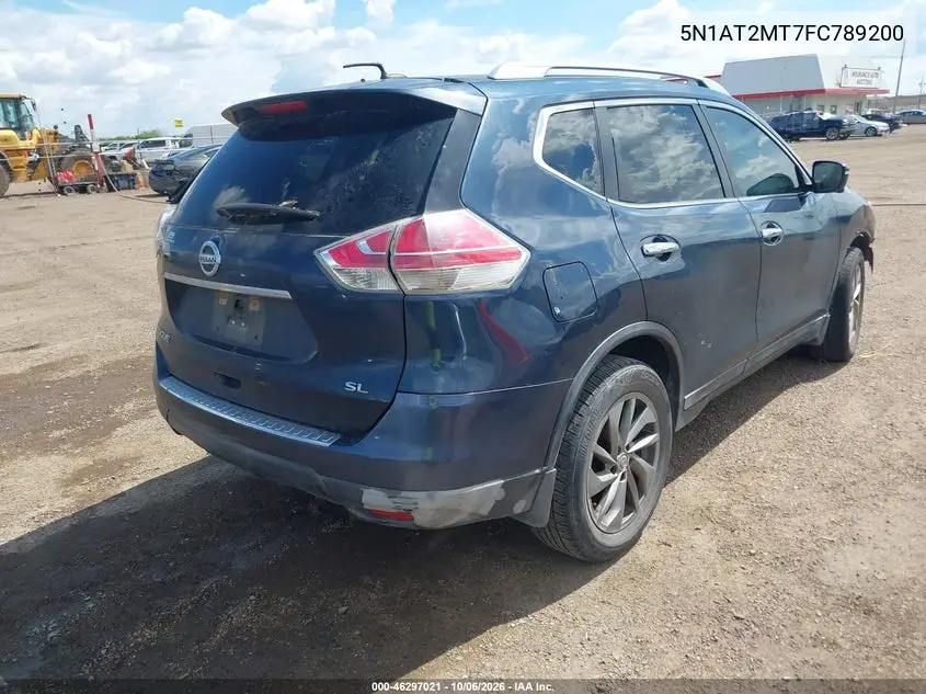 2015 NISSAN ROGUE VIN 5N1AT2MT7FC789200 — фото 4