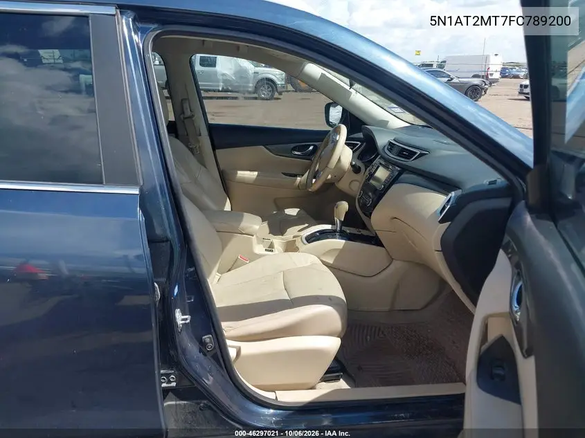 2015 NISSAN ROGUE VIN 5N1AT2MT7FC789200 — фото 5