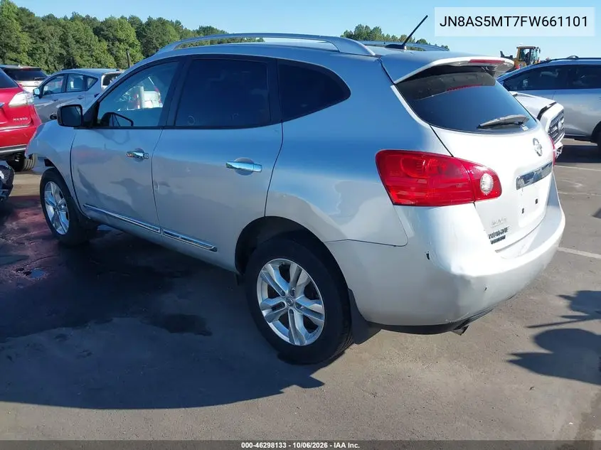 2015 NISSAN ROGUE VIN JN8AS5MT7FW661101 — фото 3