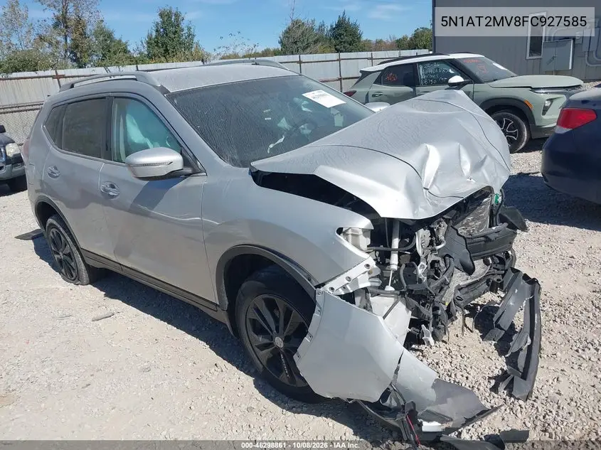 NISSAN ROGUE 2015, VIN 5N1AT2MV8FC927585