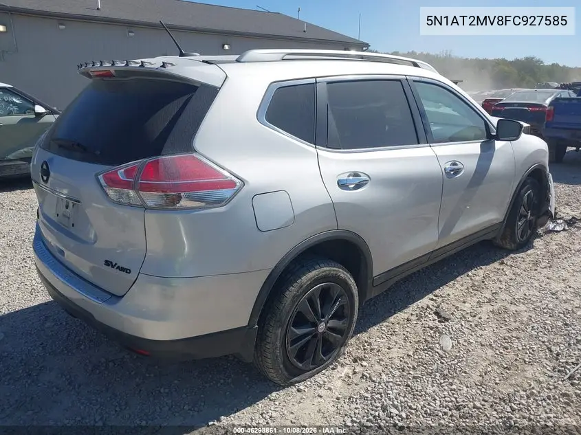 2015 NISSAN ROGUE VIN 5N1AT2MV8FC927585 — фото 4